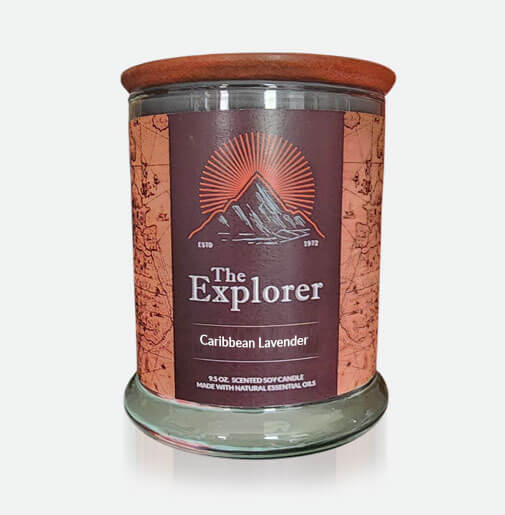 Caribbean Lavender Single Wick Candles