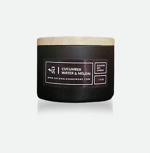 Cucumber Water & Melon Single Wick Candles hover