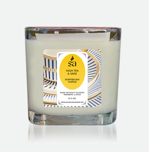 High Tea & Sage 2 Wick Candles hover