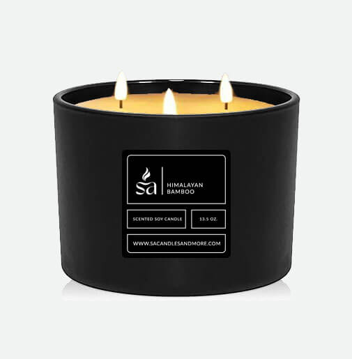 Himalayan Bamboo Three Wick Candles