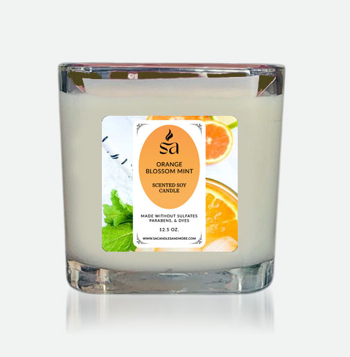 Orange Blossom Mint 2 Wick Candles hover