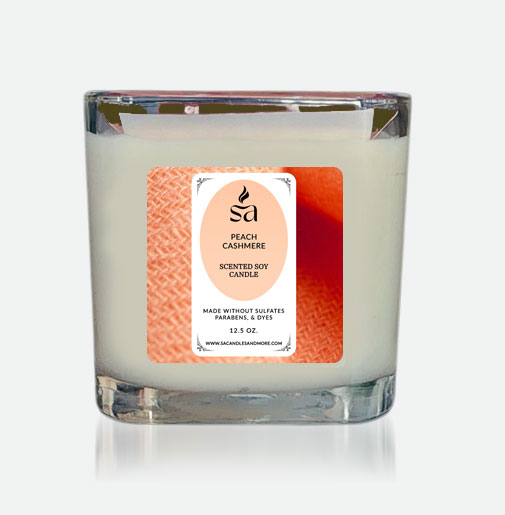 Peach Cashmere 2 Wick Candles