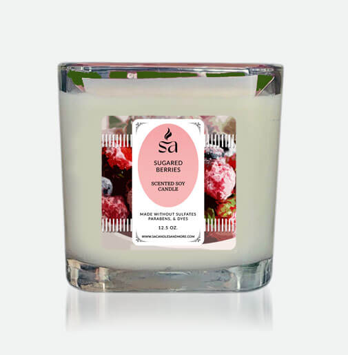 Sugared Berries 2 Wick Candles
