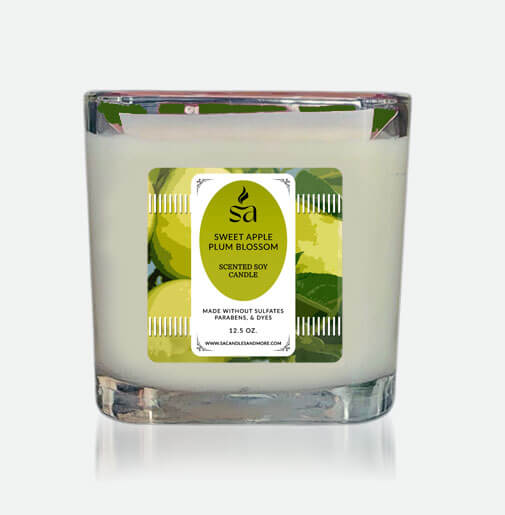 Sweet Apple Plum Blossom 2 Wick Candles hover