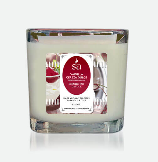 Vainilla Cereza Dulce 2 Wick Candles