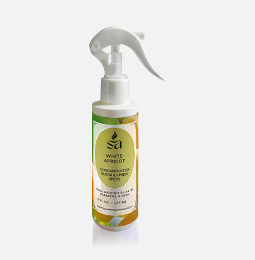White Apricot Room & Linen Spray